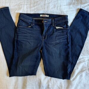 J Brand Hampton skinny fit jeans with dark blue pure wash Size 28